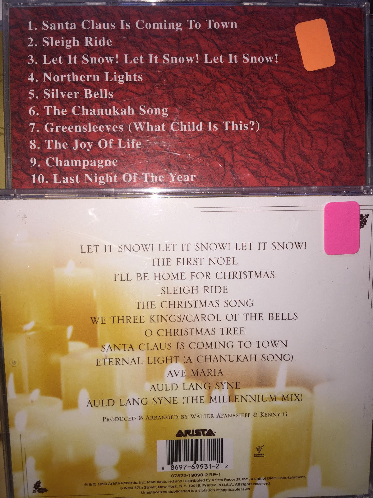 ADULT CONTEMPORARY CHRISTMAS 12 CD LOT USED KENNY G STRAIGHT NO CHASER GROBAN