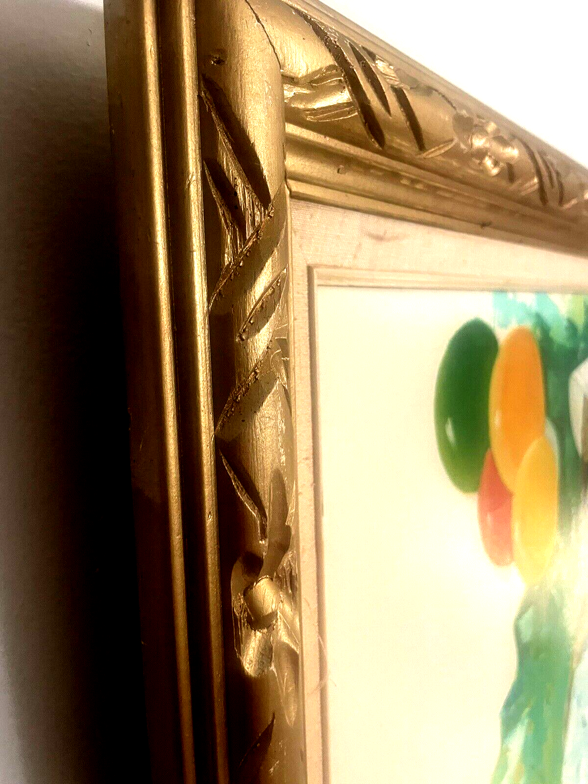 Original quality vintage art "Girls with Baloons" FRENCH SCHOOL IMPRESSIONISM