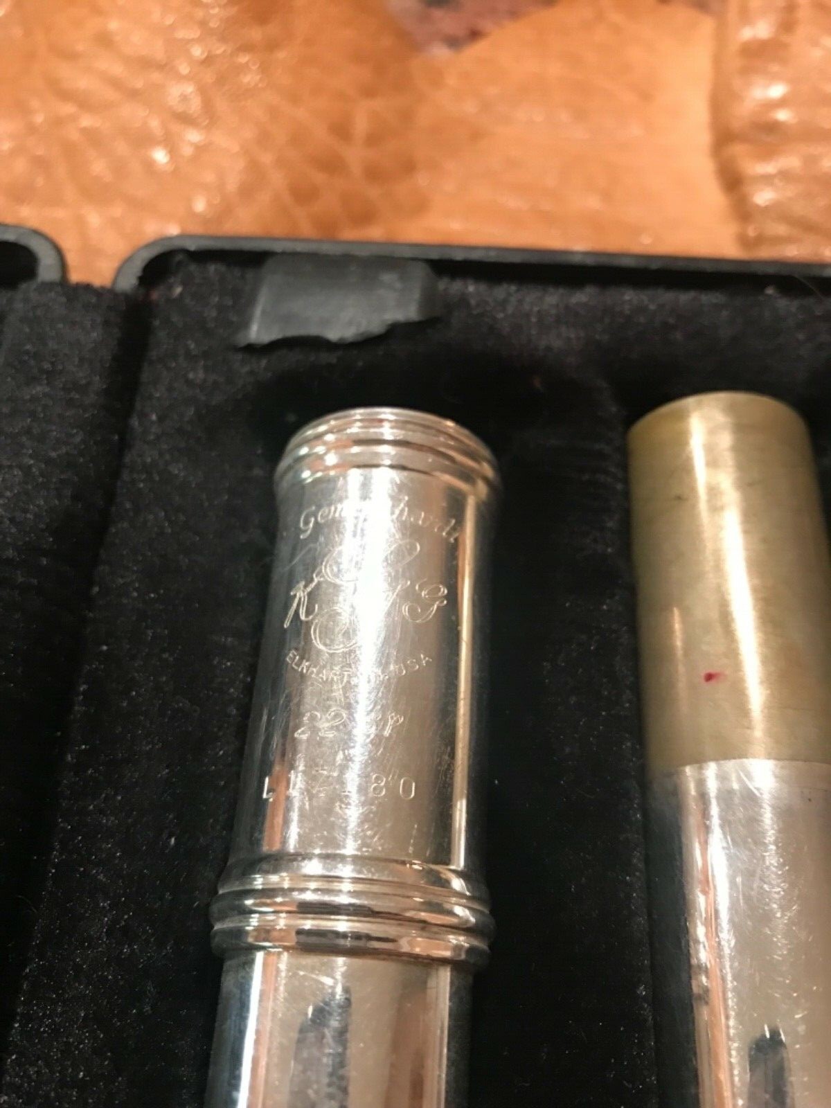 GEMEINHARDT 2SP SILVER PLATED FLUTE WITH HARD CASE (Gold Mouth Piece)