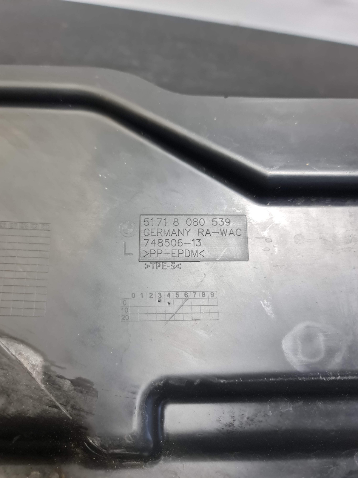 0 Bmw M4 M3 G82 G83 G80 Rear Left Side Underbody Splash Shield 2021 2022 2023 Oem image 2