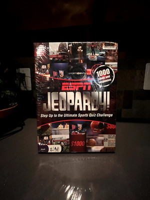 ESPN Jeopardy Game Sports Quiz Challenge Factory Sealed Pressman 2008 Complete