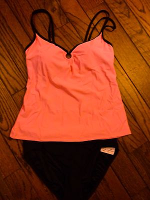 Mainstream Tankini Swimsuit - Melon Orange - 2 Piece Set      $68.00