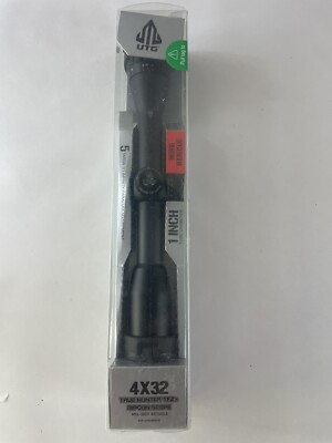 New Leapers UTG 4X32 1in. AO True Hunter Rifle Scope SCP-U4332AODT2
