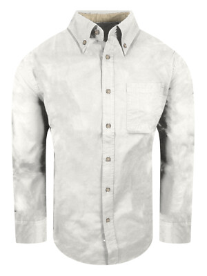 Twill Cotton Shirt Mens Button Down Collar Casual Dress Workwear Pen Slot Pocket