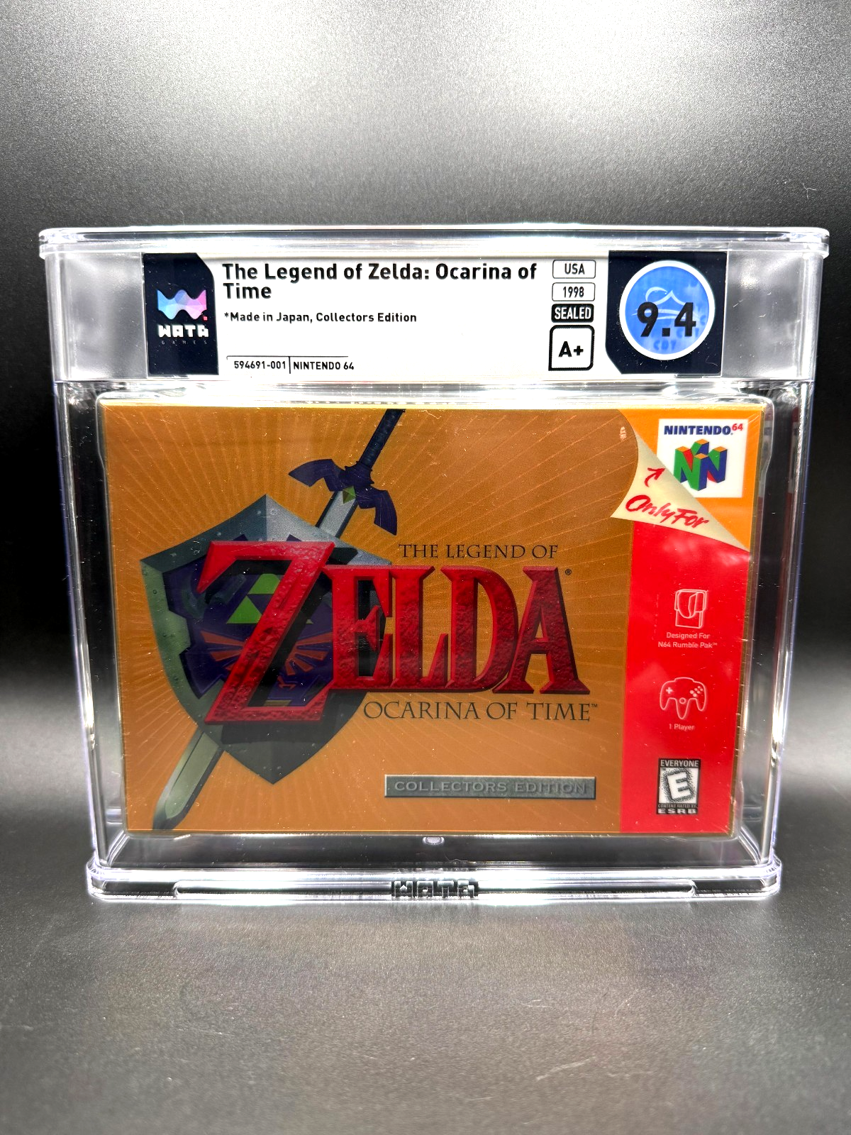 Legend of Zelda: Ocarina of Time N64 Collector's Edition Sealed