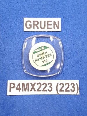 Vtg GRUEN Model ''P4MX223 (223)'' Watch Glass Crystal Replacement Piece NOS New