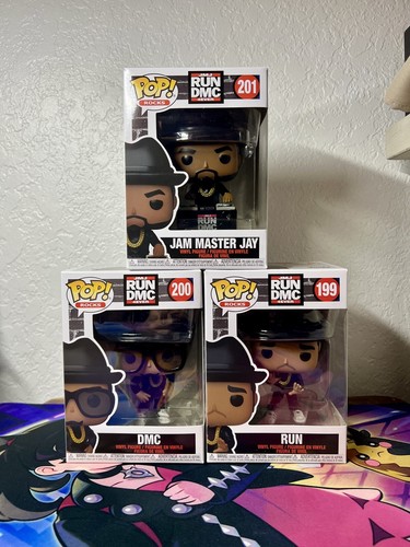 RUN DMC - Hip Hop Set of 3 individually boxed Funko Pop