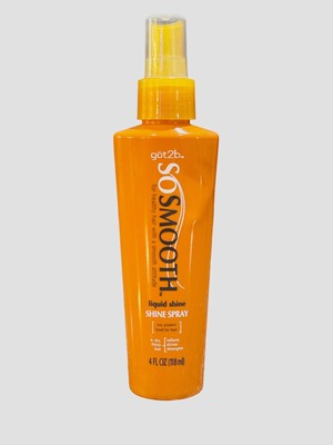 Got2B So Smooth Liquid Shine Shine Spray Soy Proteins Dry Frizzy Hair 4 ozs