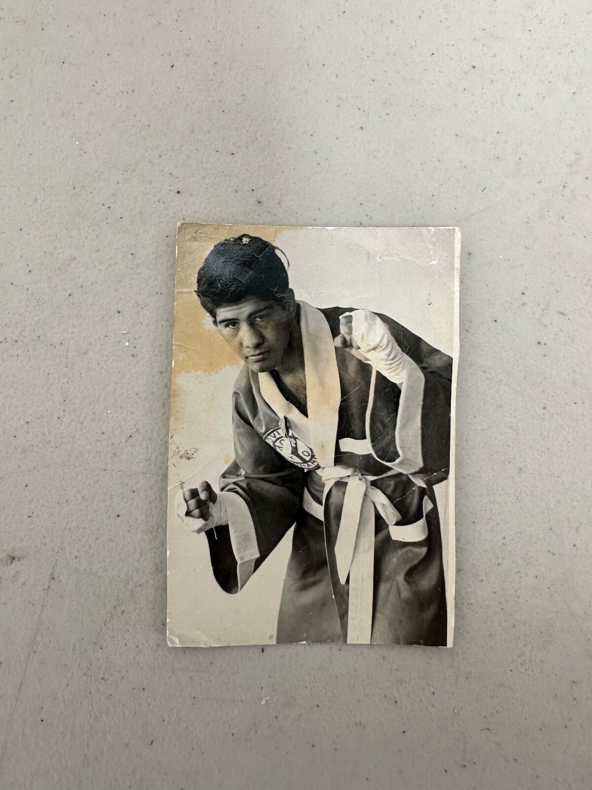 Vintage Amateur Boxing Boxer Fighter Robes Photo Picture Photograph