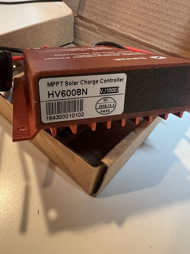 SRNE HV6008N MPPT SOLAR CHARGE CONTROLLER VJ10003 16V-50V