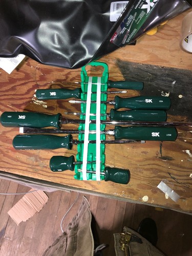 SK 9pc Combination ScrewDriver Set SureGrip Professional Hand Tools
