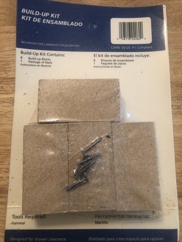BELANGER Fine Laminate Countertops Brown Laminate Countertop Build-Up Kit BELANGER Fine Laminate Countertops Brown Laminate Countertop Build-Up Kit