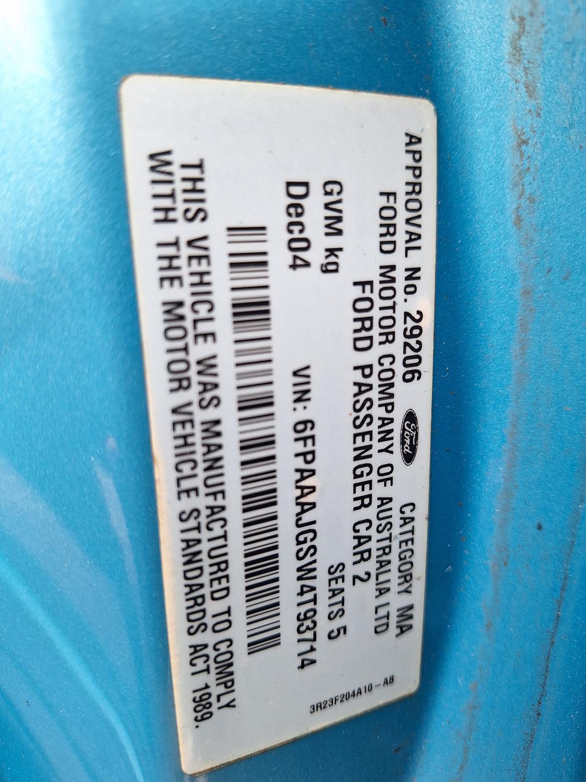 FORD FALCON BA 10/2002-10/2005 ABS PUMP/MODULATOR NON TRACTION CONTROL - thumbnail 12