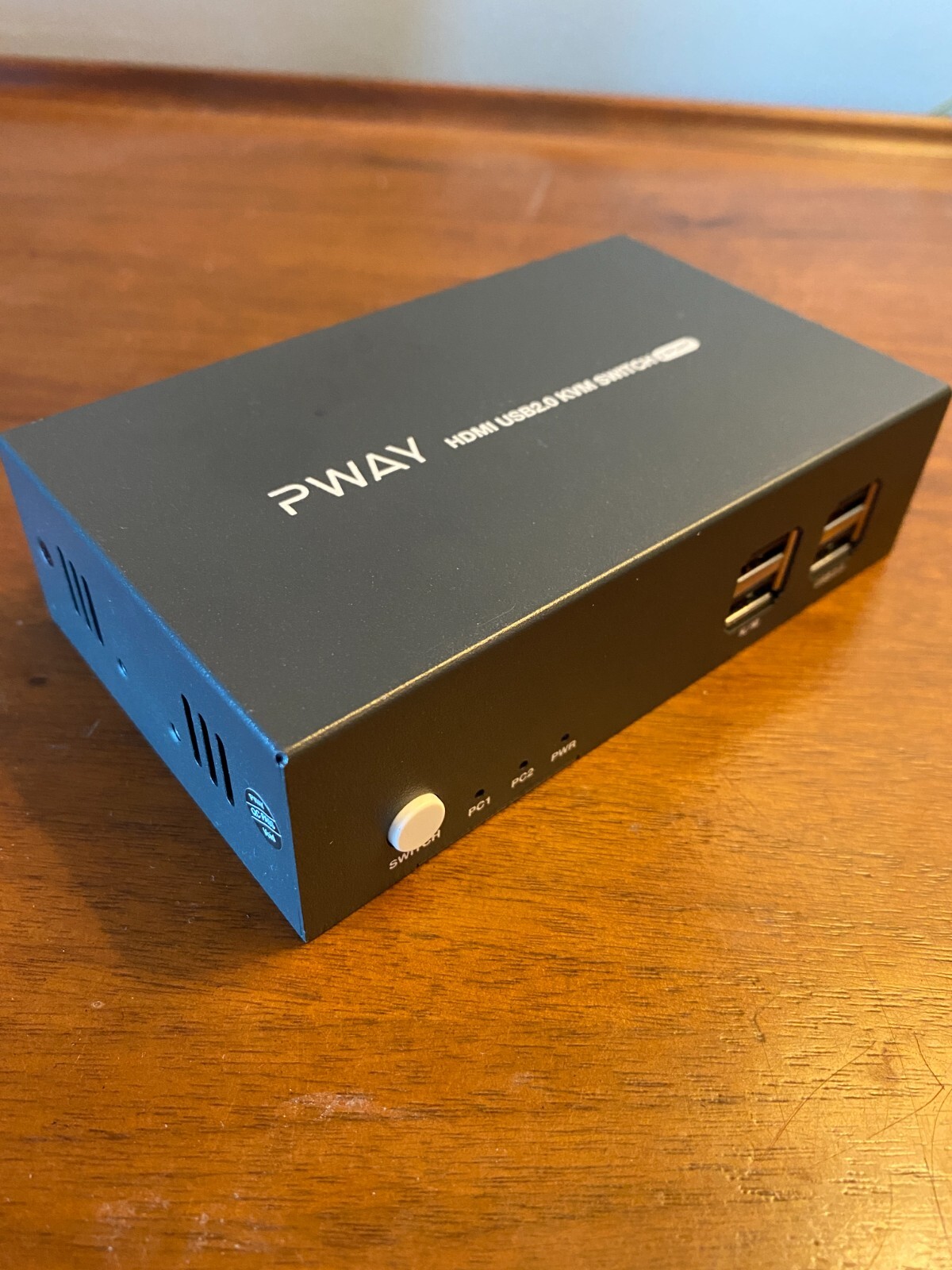 PWAY HDMI KVM Switch 2 In 1 Out Free Switch Smart Chip USB 2.0 비드