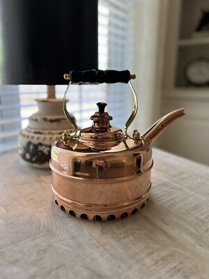 Simplex Buckingham No 1 by Newey & Bloomer Copper Rapid Boil Tea Kettle FLAWS 