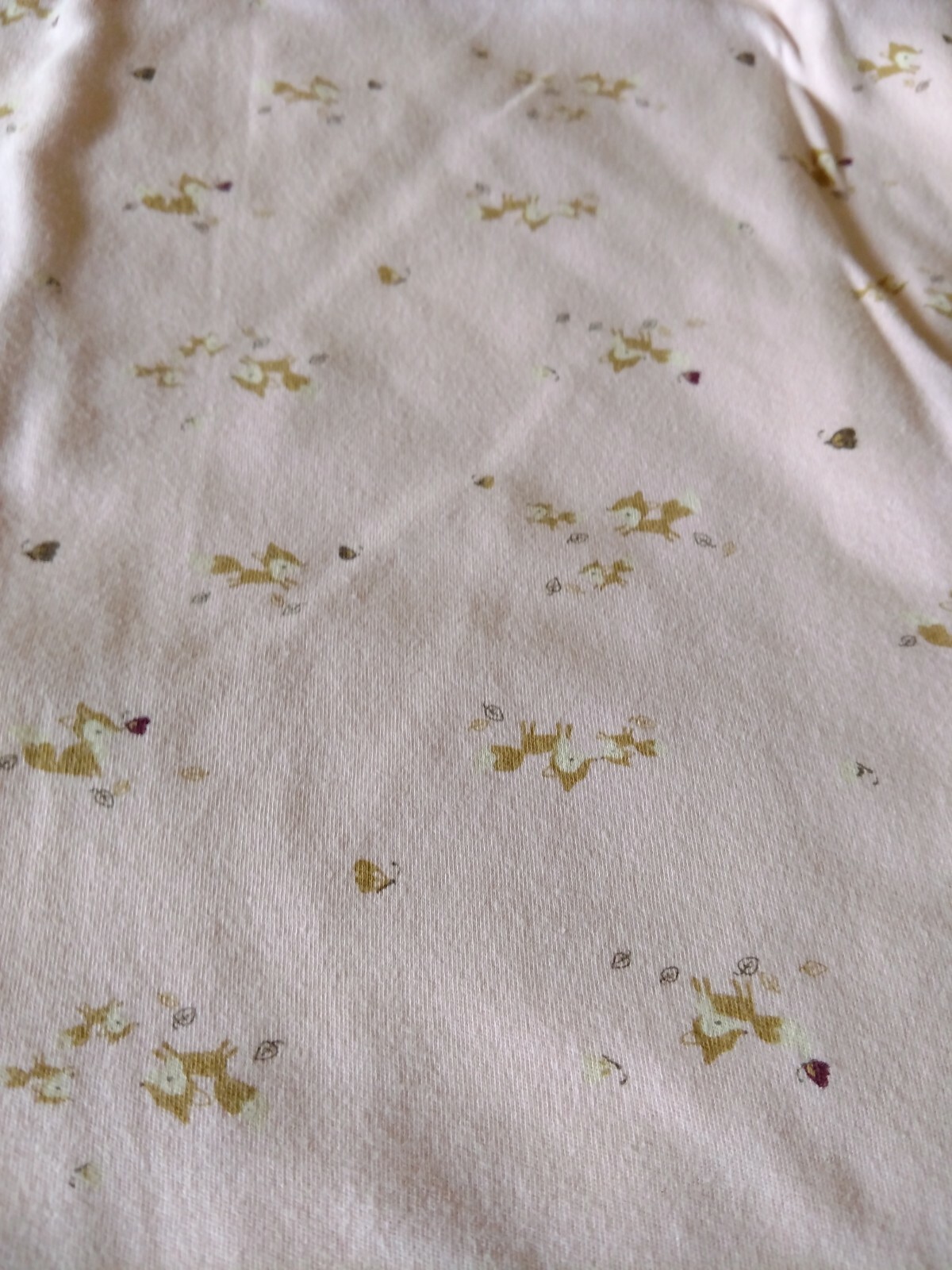 Gymboree Pink Baby Blanket Fox Animal Wildlife Security Lovey Reversible Nursery