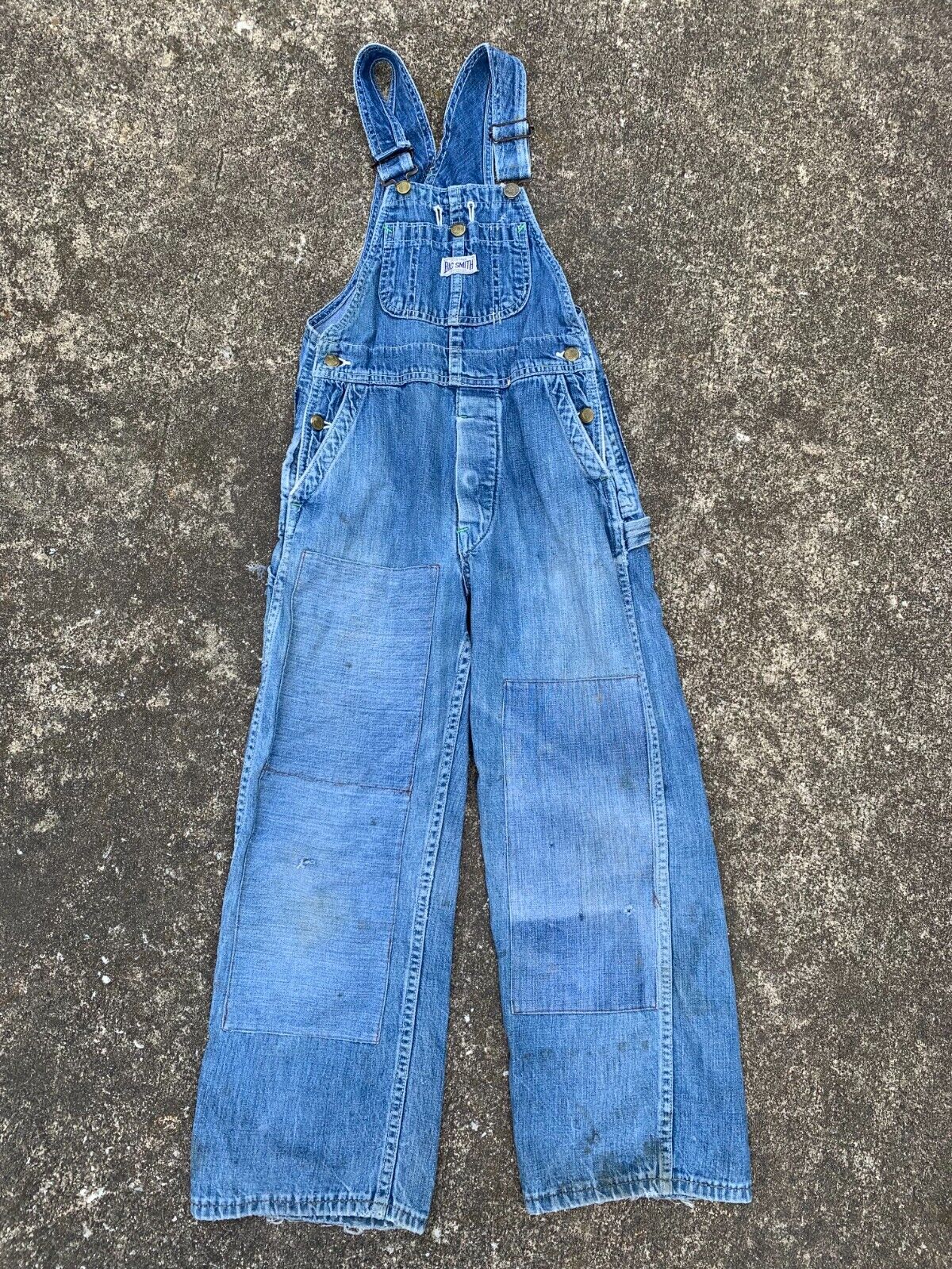 Vintage 40s 50s Big Smith Sanforized Denim Jean Distressed Vintage 40s 50s Big Smith Sanforized Denim Jean Distressed
