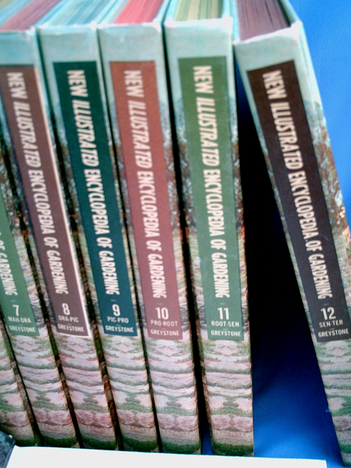 VINTAGE FULL SET of 12 New Illustrated Encyclopedia of Gardening Greystone Book