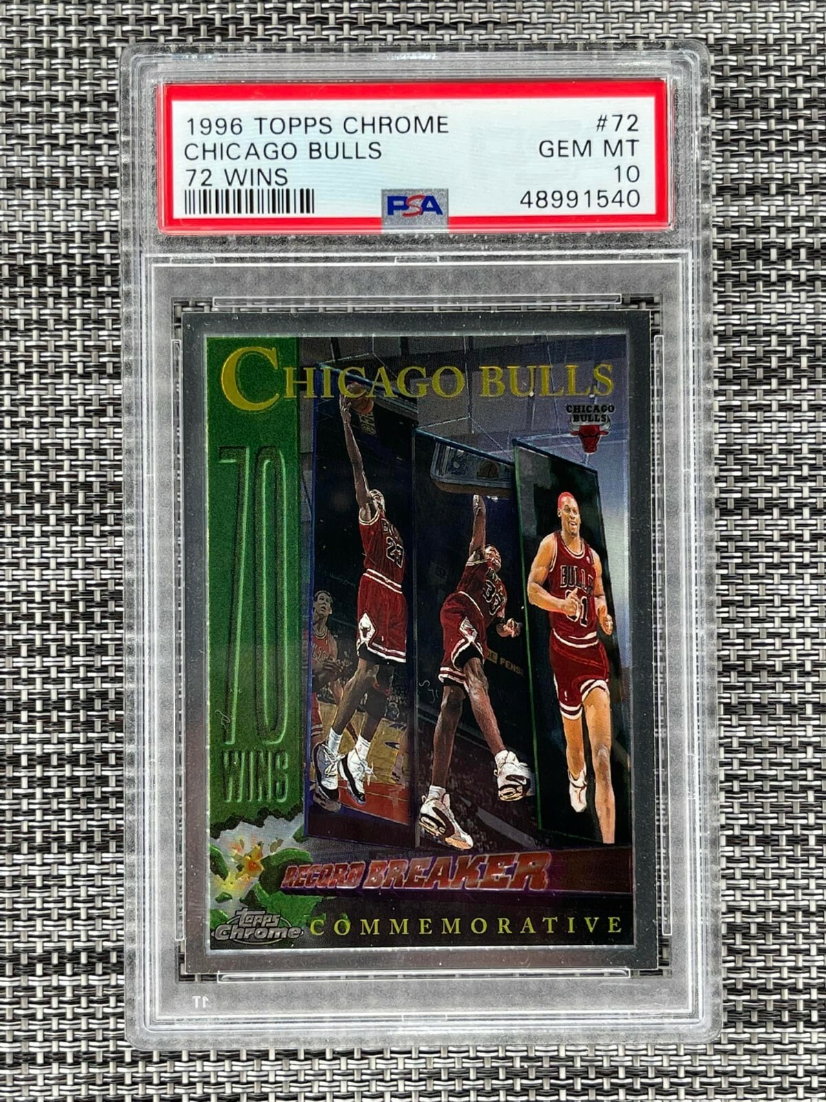 その他 Jordan/Pippen/Rodman Topps chrome Bulls 1996-97 TOPPS CHROME JORDAN PIPPEN RODMAN CHICAGO BULLS