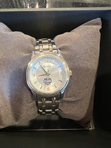Pre-owned Bulova Michigan Collectors Watch 2023 National Champs