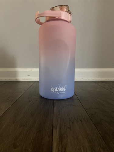 Splash Water Bottle (Plastic) Cotten Candy, 128 oz / 3800 ml - BPA FREE