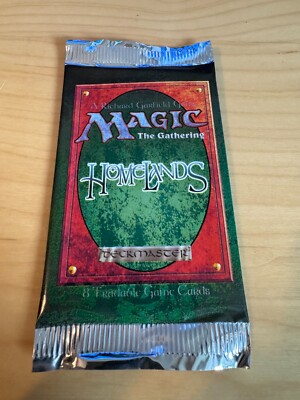 MTG: HOMELANDS Factory Sealed Booster Pack From Box - Magic - English
