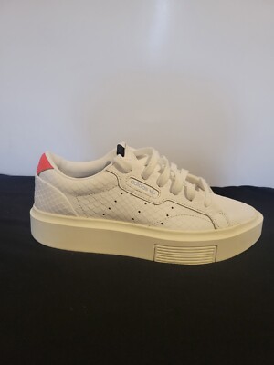 adidas Sleek Super Womens Trainers White EF1897 Size 6. Used Two Times. 