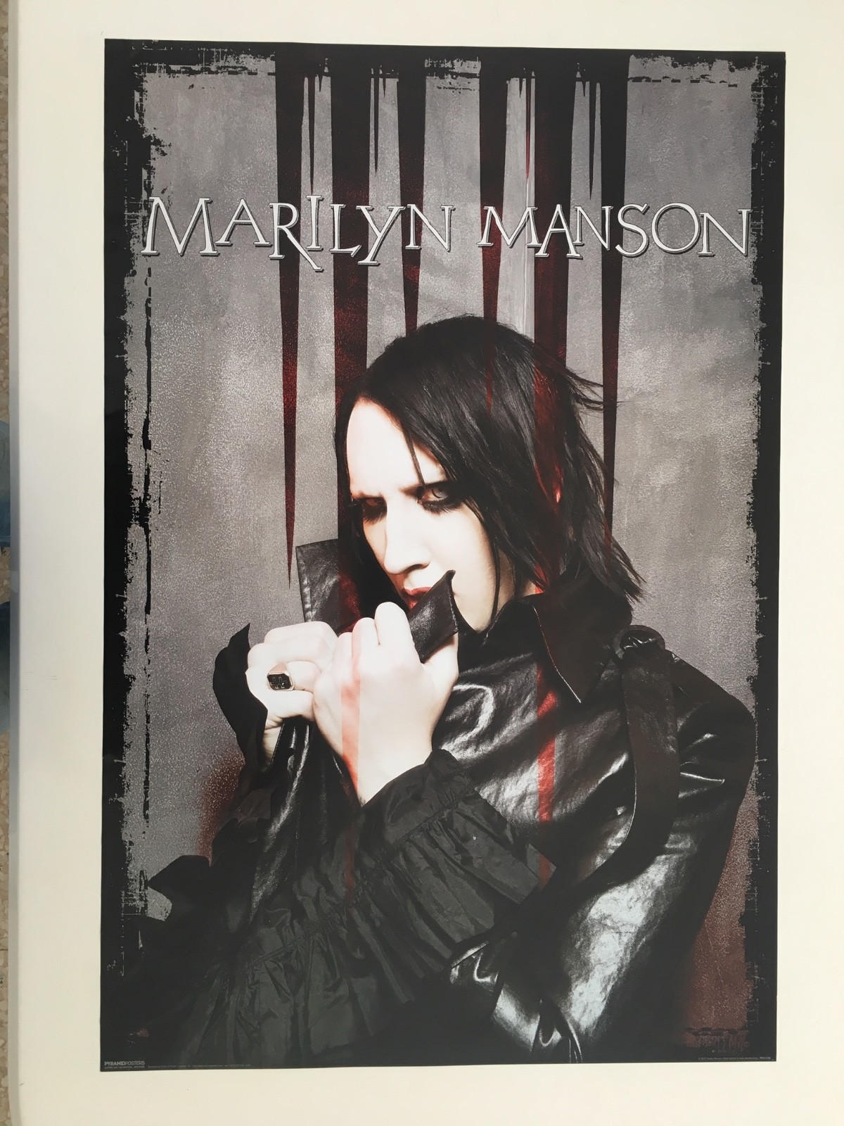 MARILYN MANSON ポスター MARILYN MANSON,AUTHENTIC LICENSED 2007 POSTER | eBay