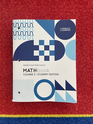 Carnegie Learning, Math Book Course 2, Student Edition, Like New 