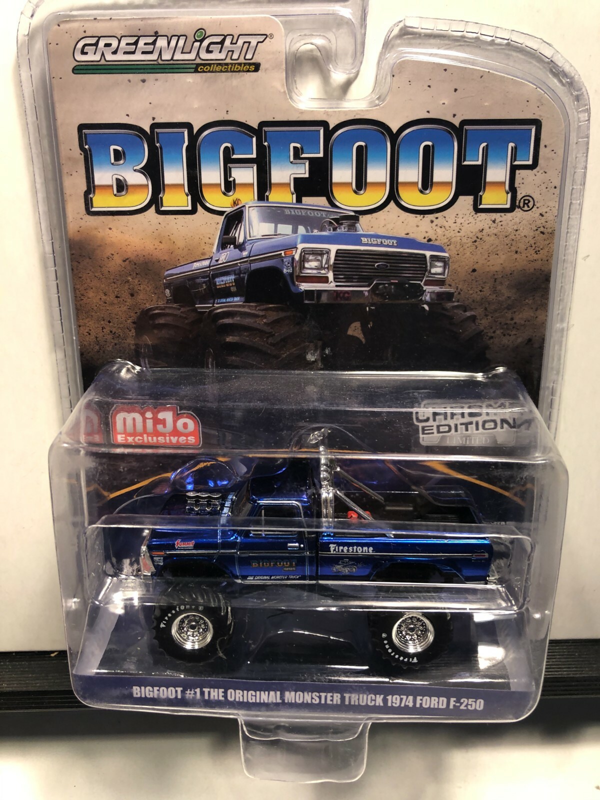 レア 1/64 グリーンライト1974 FORD F-250 BIGFOOT GREENLIGHT 1:64 HOBBY EXCLUSIVE - BIGFOOT #1 THE ORIGINAL
