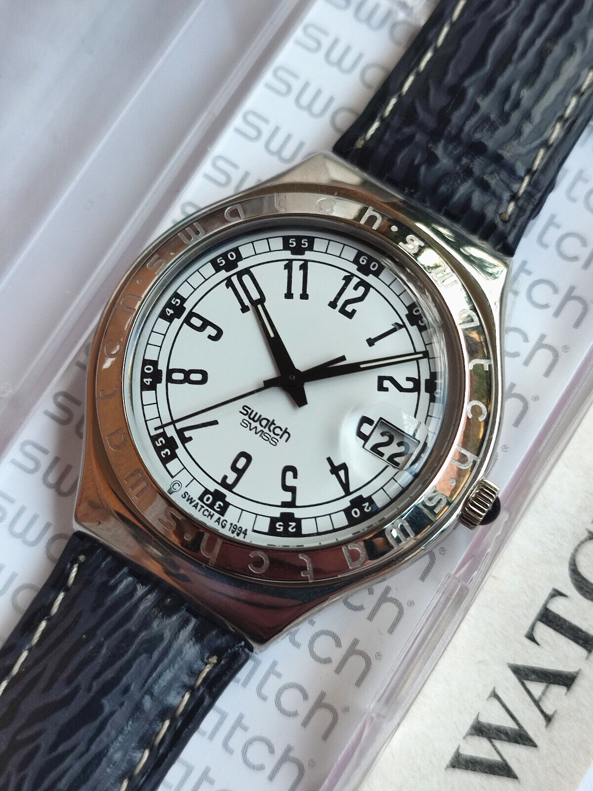 SWATCH+IRONY BIG+YGS406 SLATE+NEU/NEW | eBay SWATCH+IRONY BIG+YGS406 SLATE+NEU/NEW | eBay