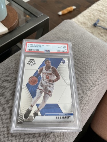 2019-20 Panini Mosaic RJ Barrett RC Rookie #229 PSA 8 NM-MT
