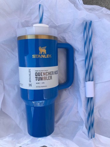 ❄️ Stanley ARCTIC TWIST BLUE 40 Oz Quencher H2.0 Tumbler