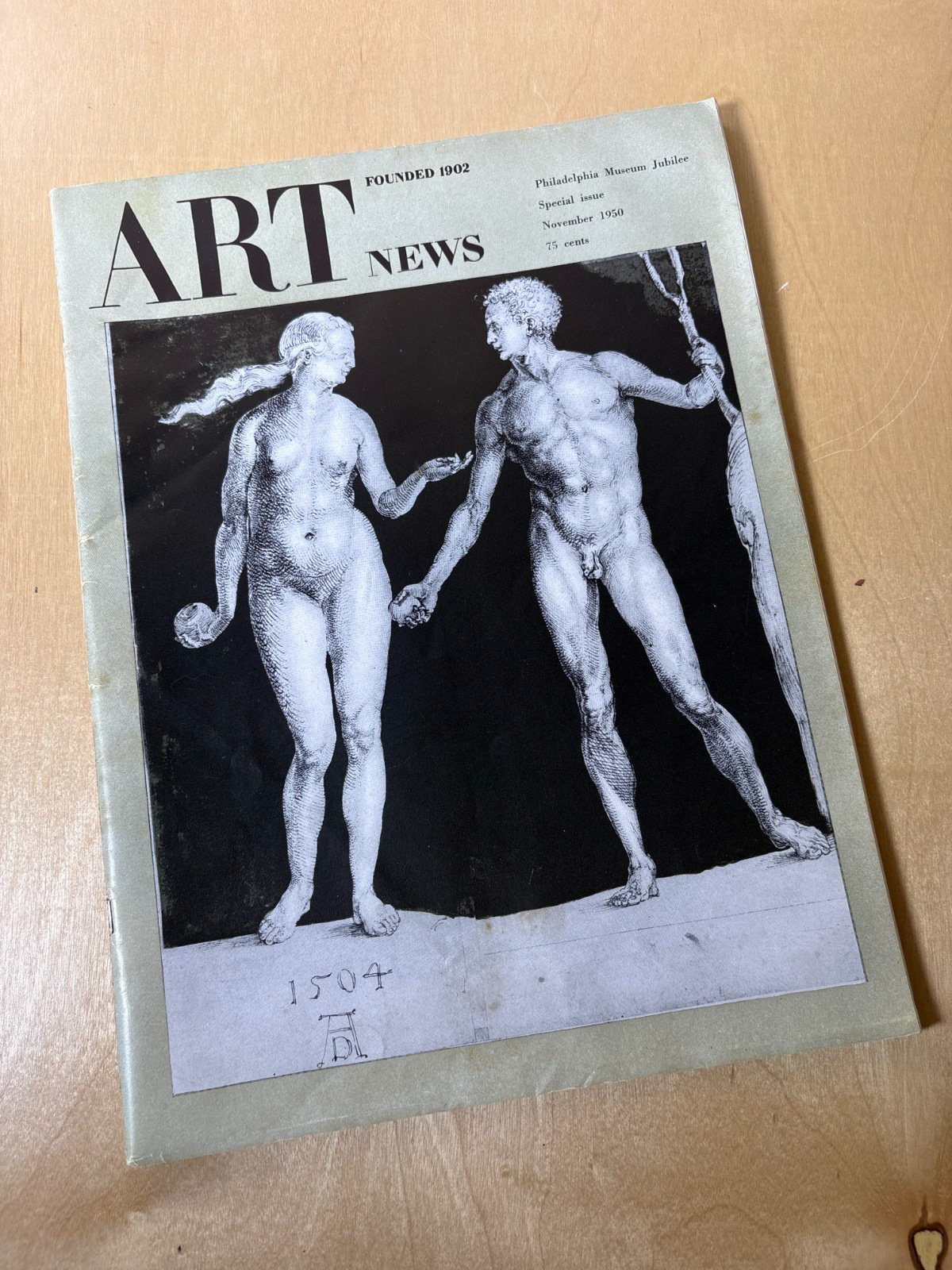 ARTnews November 1950 Magazine Albers Renoir Cezanne Picasso Durer Soutine