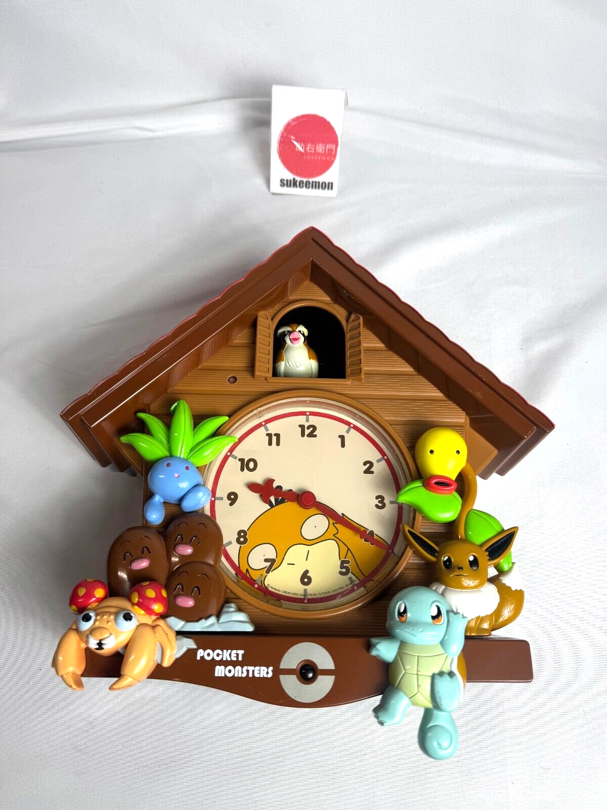 Seiko Pokemon Melody Wall Clock CQ502B Pocket Monsters