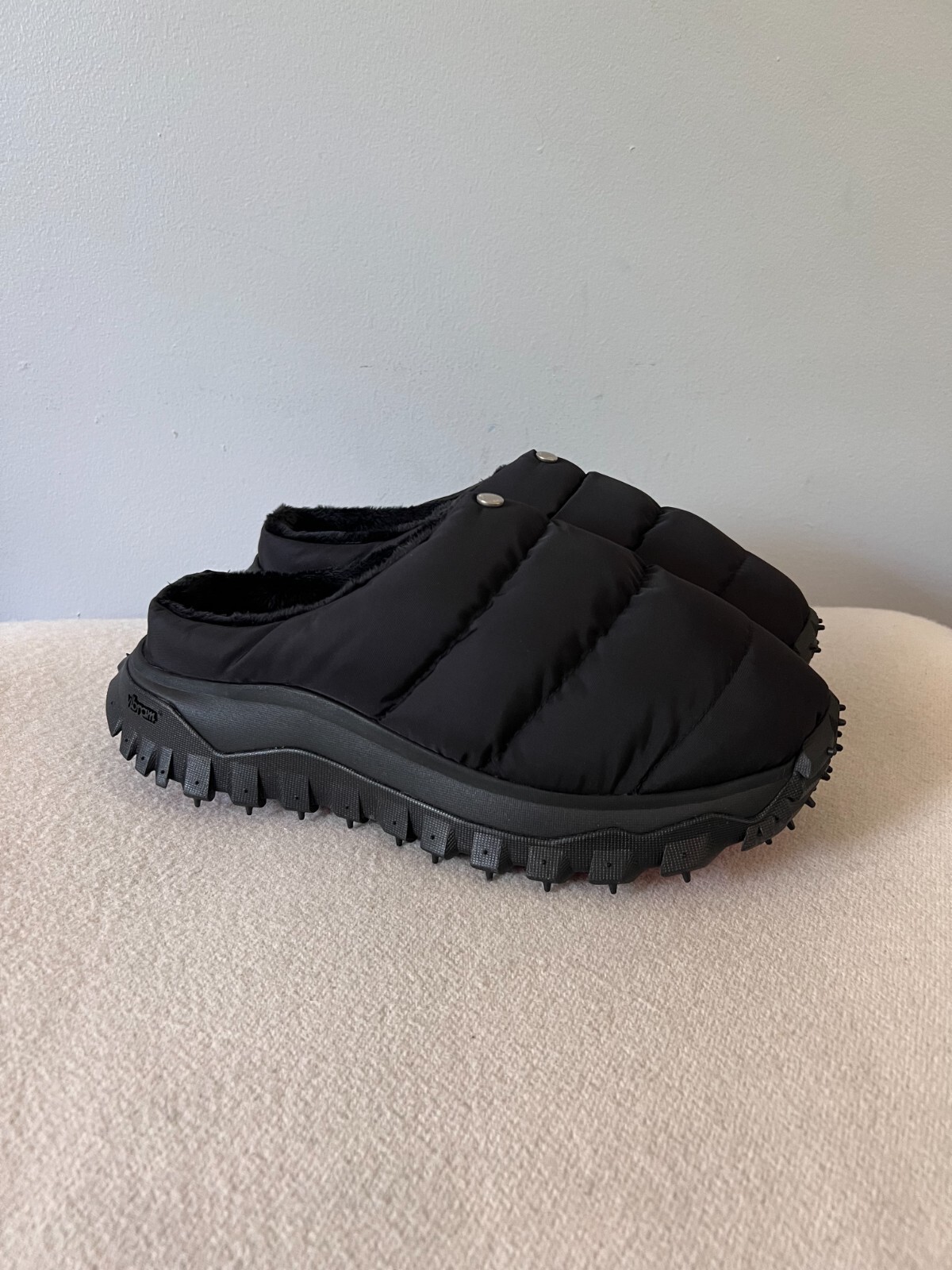 1017 Alyx 9SM Moncler Puffer Trail Mules - Size 41 - Black