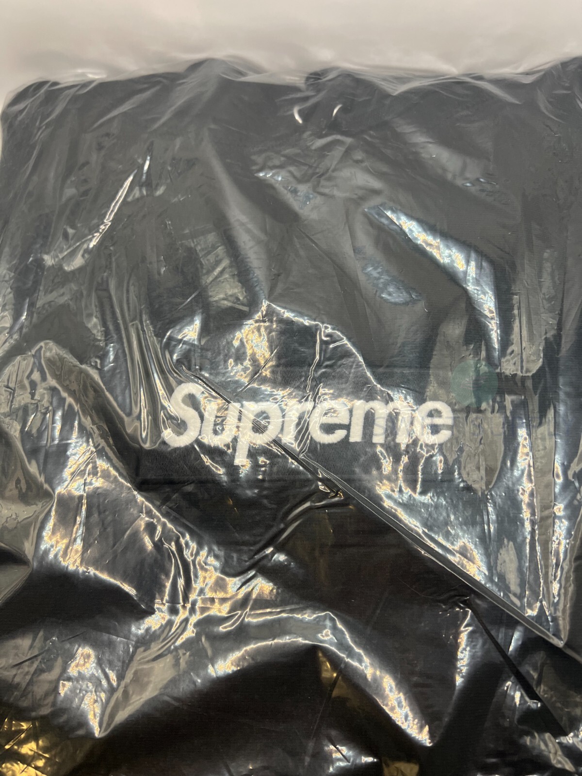 Pre-owned Supreme Large  Box Logo Hooded Sweatshirt Black Fw23 Bogo Hoodie In Hand