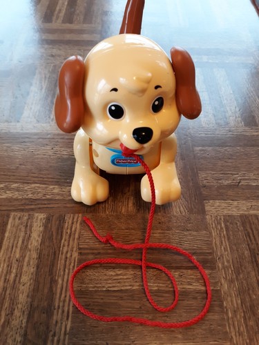 VINTAGE Fisher Price Walking Pull Toy Dog