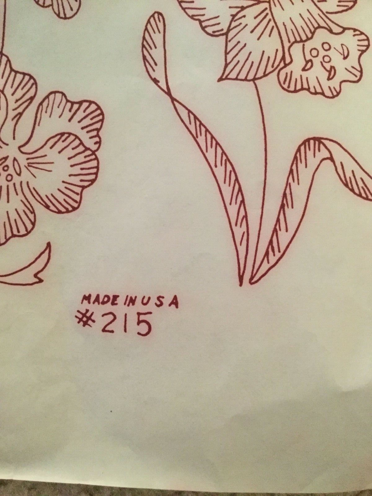 Vogart 702 Original  Hand Embroidery Transfer Pattern Roses Daisies Cut