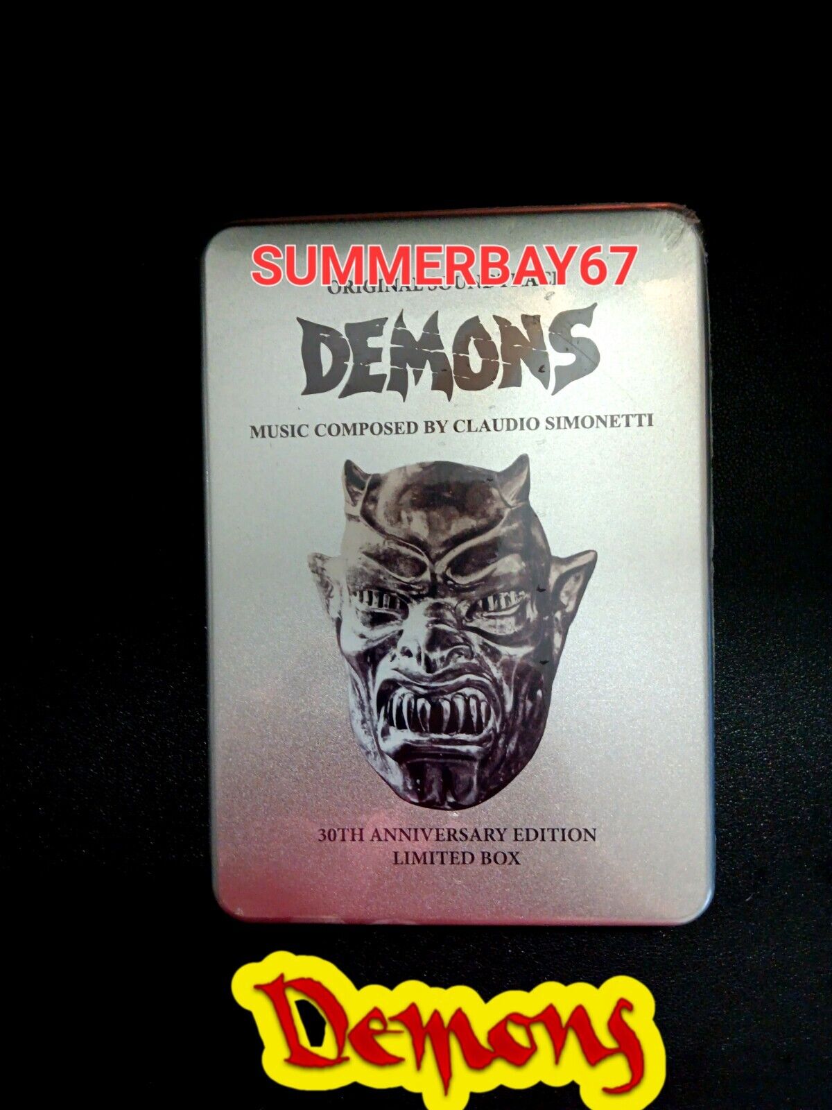 DEMONS ORIGINAL SOUNDTRACK 30TH ANNIVERSARY EDITION LIMITED DEMONS ORIGINAL SOUNDTRACK 30TH ANNIVERSARY EDITION LIMITED
