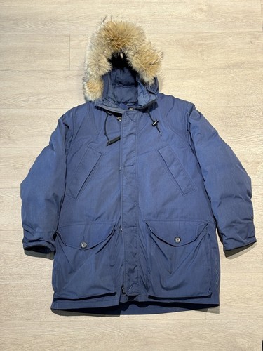 Vintage Eddie Bauer Polar Parka Coyote Fur Down Parka Jacket