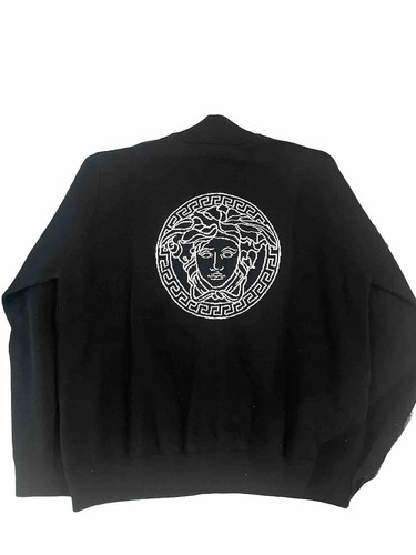 Pre-owned Versace Authentic  Knitted Sweated In Black