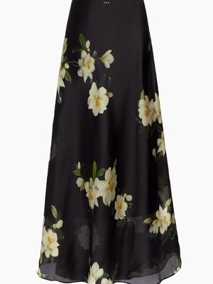 Zimmermann Harmony Silk Floral Maxi Skirt Sz US8/AU3 AUTHENTIC NWT