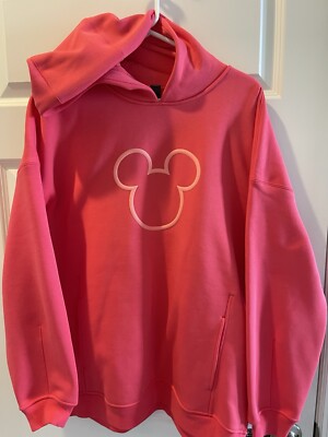 DISNEY LULULEMON FLEECE OVERSIZED HOODIE LIP GLOSS SIZE S NEW SHIPS TODAY