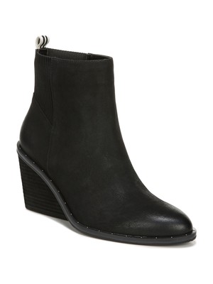 DR SCHOLLS ORIGINAL COLLECTION Черные женские ботильоны Be Free на танкетке с миндалем, 9,5 м