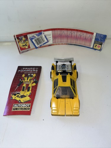 Sunstreaker 1984 Vintage Hasbro G1 Transformers Action
