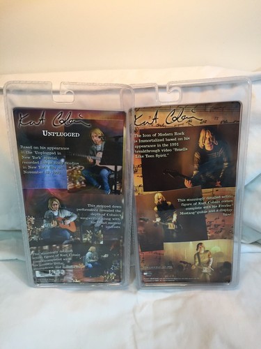 NECA Kurt Cobain Smells Like Teen Spirit & Unplugged Action Figure 2006 Nirvana