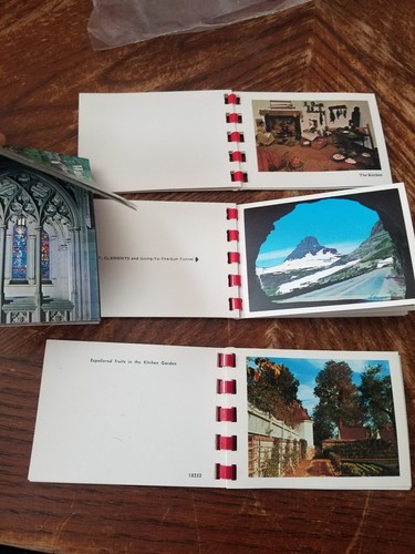 Lot Of 4 Tourist Booklets Small Monticello Glacier Montana Washington DC Cathedr