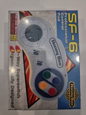 Honey Bee Sf-6 Professional Controller Pad Forsuper Famicom