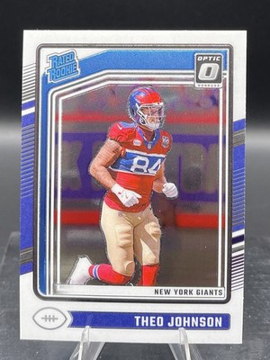 2024 Panini Donruss Optic Football-Theo Johnson #291 Optic Holo